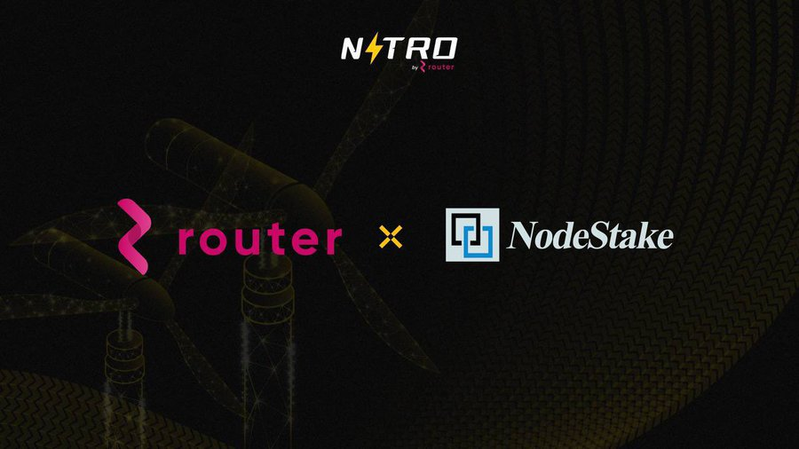 🔥 @Routerprotocol forged a partnership with @NodeStake_top 🔥 #NodeStake is the professional validator, infrastructure provider and #IBC relayer 🔽 VISIT nodestake.top #Definews $ROUTE