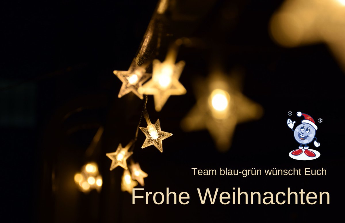 #teamblaugrün wünschen Euch allen ein #frohesFest und besinnliche Feiertage.