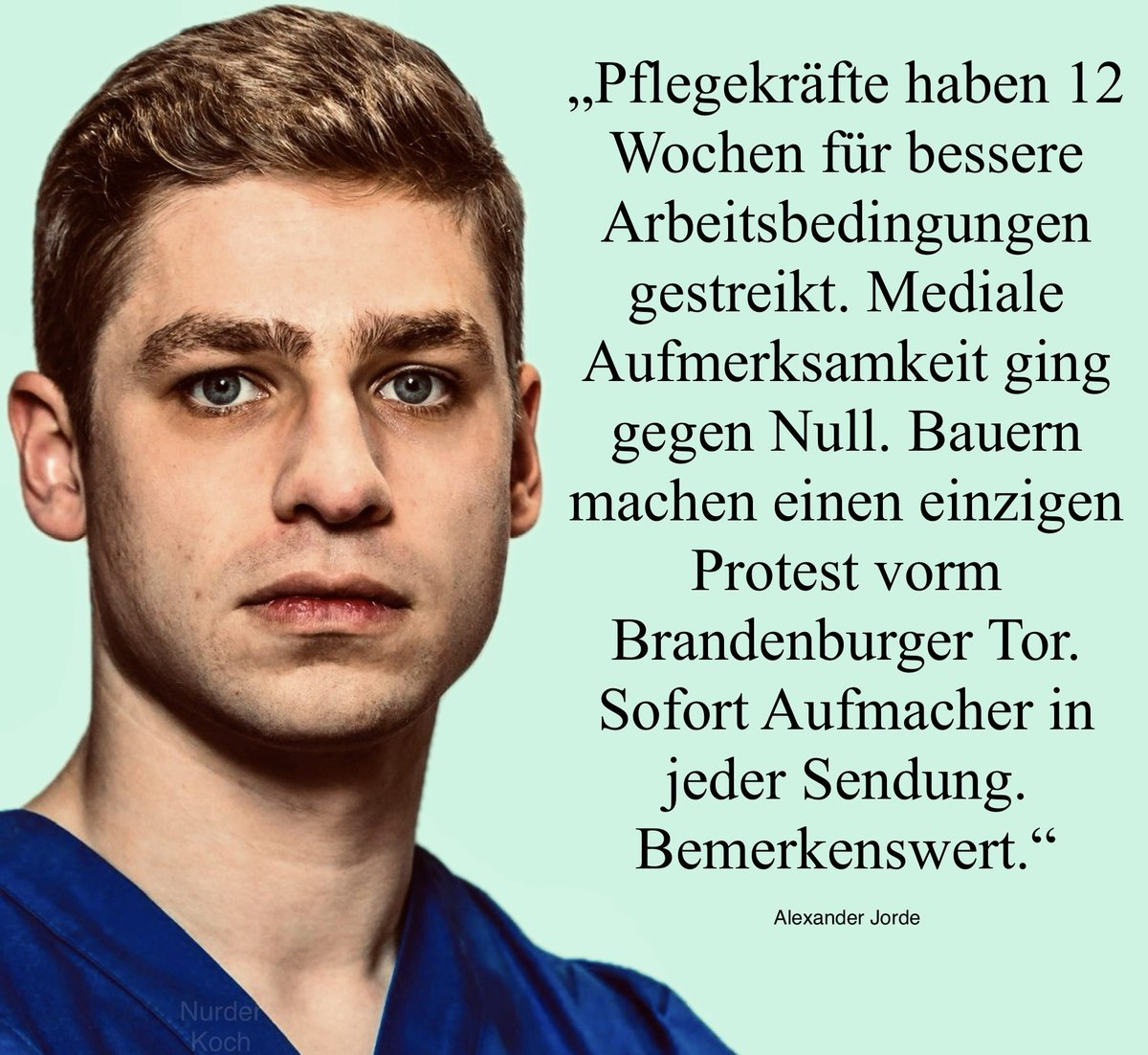Guten Morgen liebe Nachbarinnen und Nachbarn! Das, was Alexander sagt!