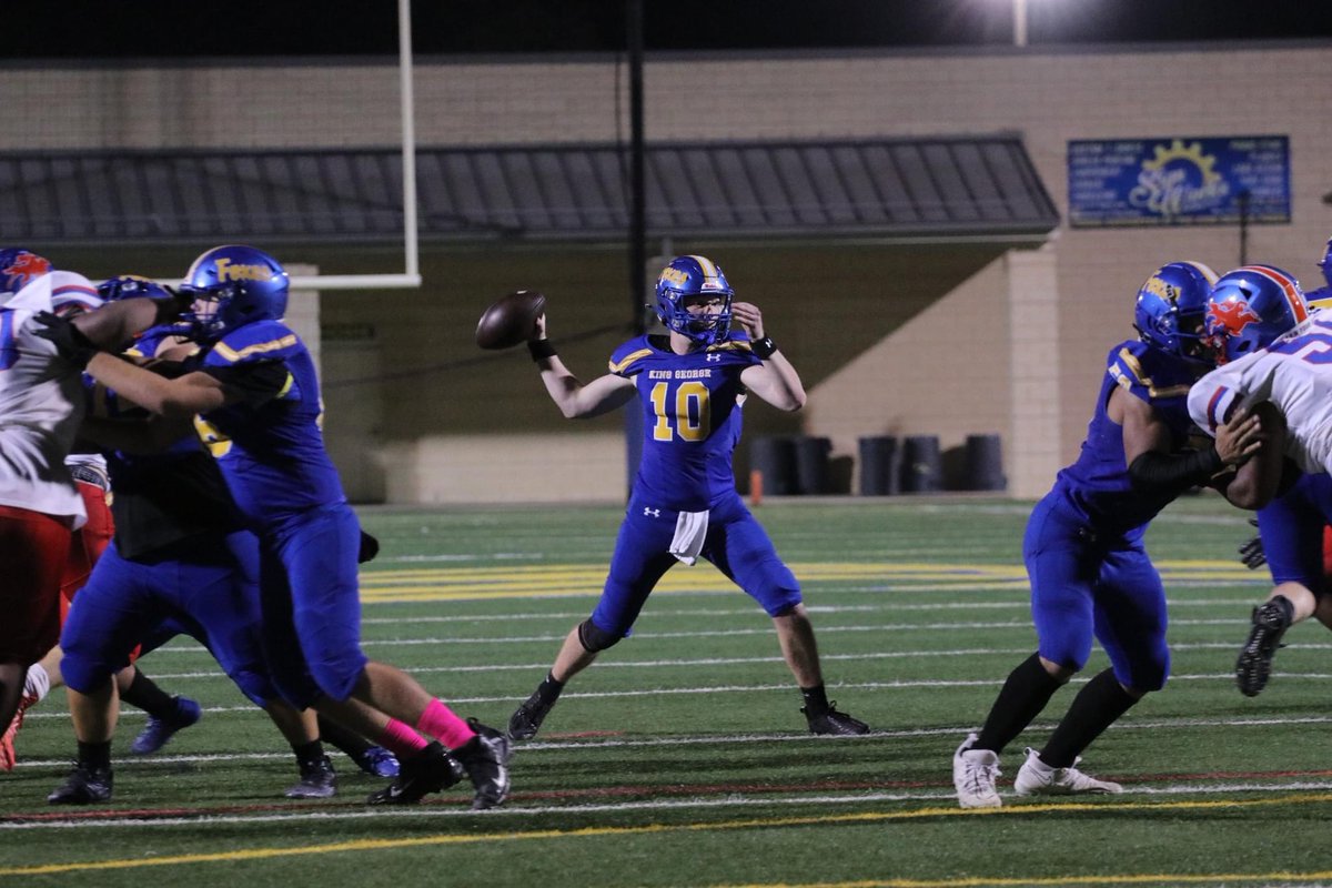 Blessed to be named 1st Team All-State QB. Thank you to my coaches and teammates for making this possible!
<a href="/CoachVLunsford/">Coach Lunsford</a> <a href="/coach_cg/">Coach Goode</a> <a href="/CoachAj_/">A.J. Addison</a> <a href="/mdotbell_/">Malcolm Bell</a> <a href="/KingGeorgefoxes/">King George High School Football</a> <a href="/undefeatedqbt/">Undefeated Quarterback Training</a>
