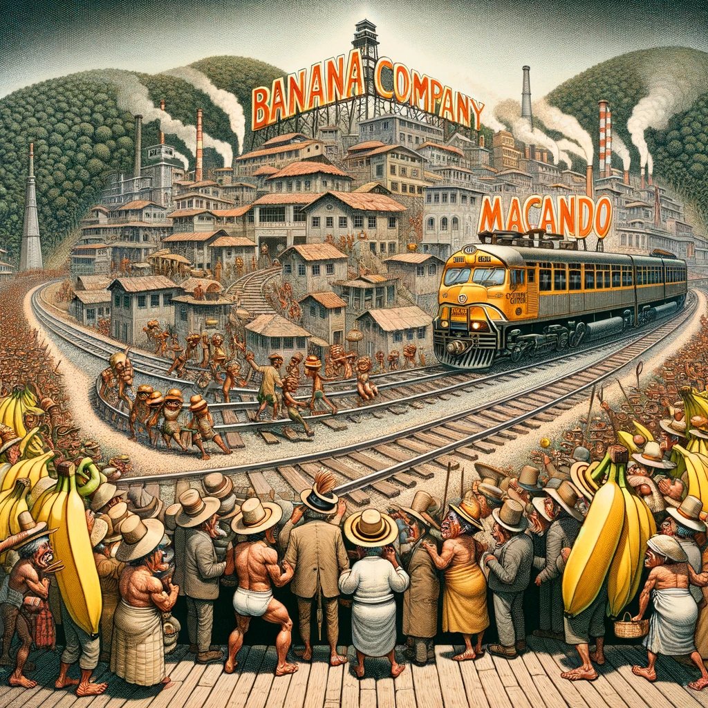 algorithmbooks's tweet image. Book - Libro: One hundread years of solitude / Cien años de Soledad: "The insomnia plague", "Rise of the Banana Company", "Amaranta weaving with her golden thread".