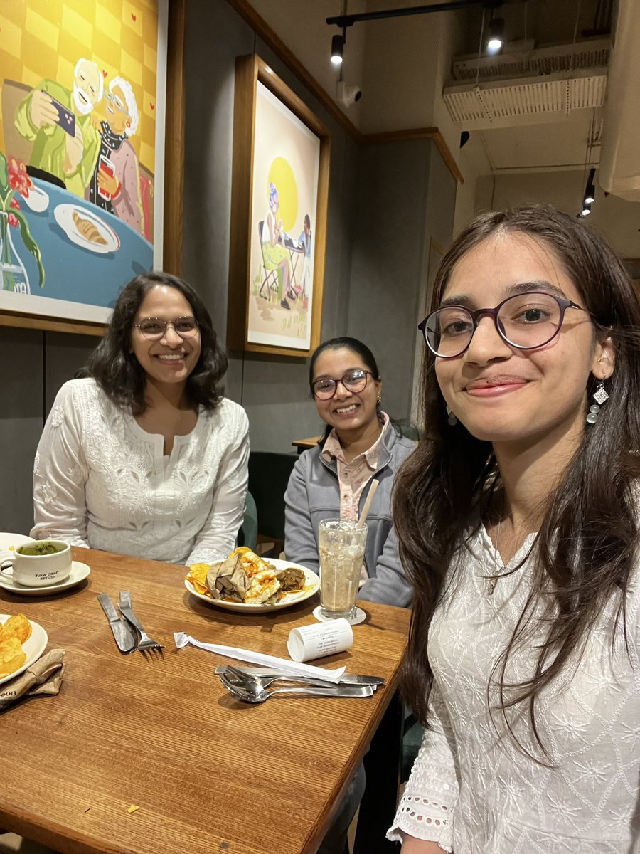 IndiaAsksWhy - Science podcast (@indiaaskswhy) on Twitter photo We had a wonderful time meeting #scicommers in Hyderabad :)
We also had a mini IndiaAsksWhy Team reunion!
<a href="/shweataHegde/">Shweata N. Hegde</a> <a href="/ruchi_manglunia/">Ruchi Manglunia</a> <a href="/mrunalnkulkarni/">Mrunal Kulkarni</a> <a href="/TDN_updates/">The Dancing Neuron</a> We had a wonderful time meeting #scicommers in Hyderabad :)
We also had a mini IndiaAsksWhy Team reunion!
<a href="/shweataHegde/">Shweata N. Hegde</a> <a href="/ruchi_manglunia/">Ruchi Manglunia</a> <a href="/mrunalnkulkarni/">Mrunal Kulkarni</a> <a href="/TDN_updates/">The Dancing Neuron</a>