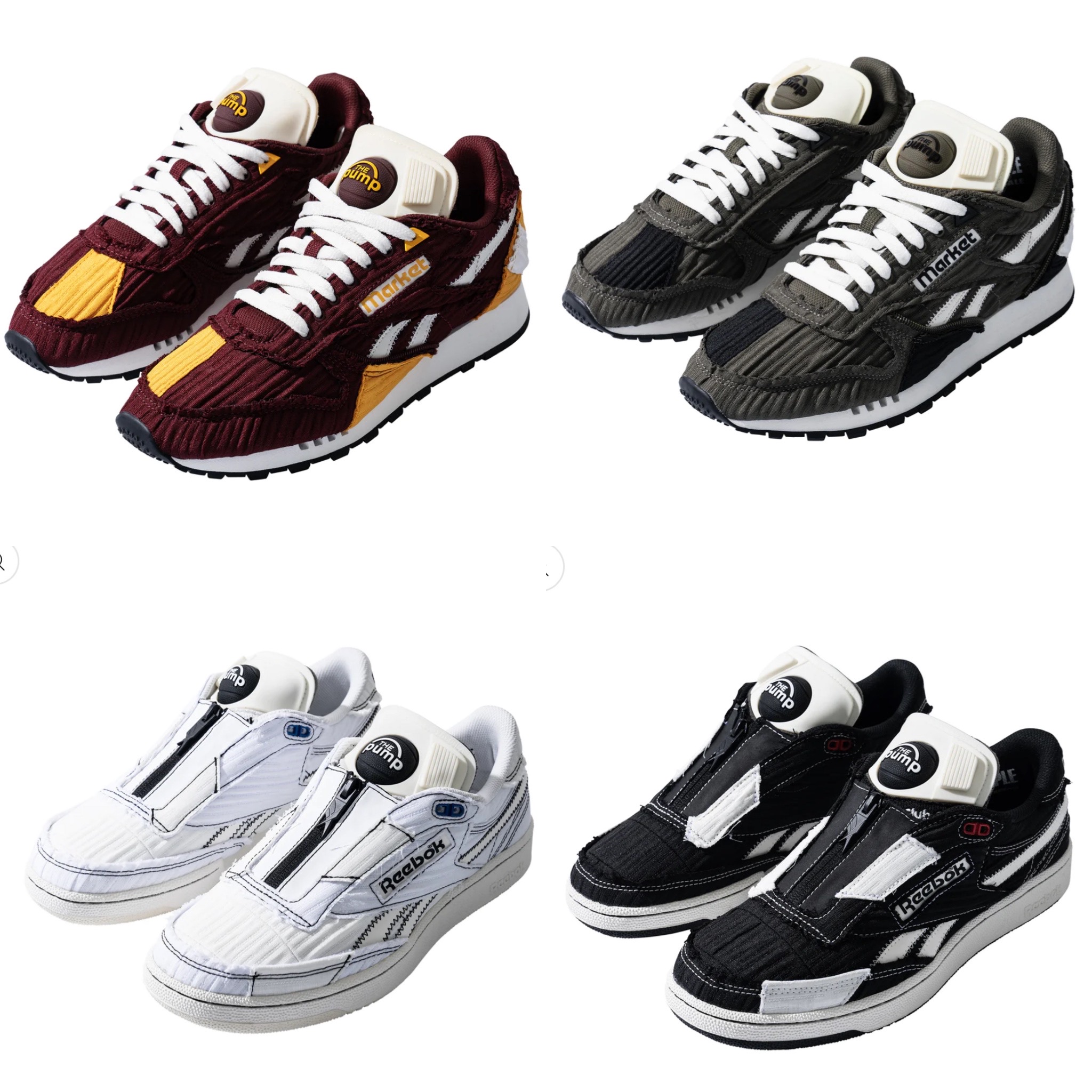 Reebok × MARKET CLASSIC LEATHER PUMP MARKET x Reebok Classic Leather Pump 