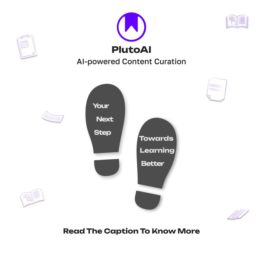plutoai_app's tweet image. Blast off into #effortlesslearning with #PlutoAI! Say goodbye to the chaos of data overload—our magical tool sorts, arranges, #summarizes, and categorizes your saved info in a snap. 
Ready to simplify your life? Sign up for early access on our Website - plutoai.in