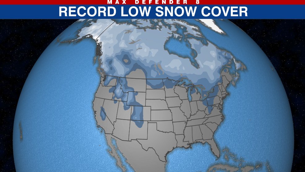 Snow cover is record low across North America and especially the US. Lots of dreaming of White Christmases but not many living it. Thread 1/