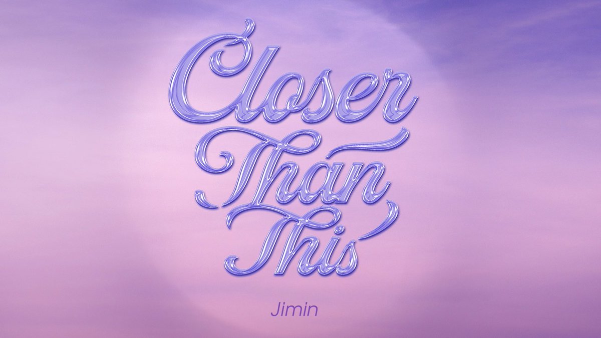 1 hour left for “Closer Than This” release 💜🩷 JIMIN IS COMING CLOSER THAN THIS IS COMING