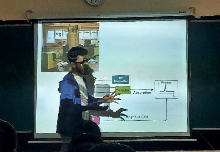 Johnson_Samuel_'s tweet photo. It was nice giving a talk to the #undergrad &amp; #pregrad students at NMKRV college, Bengaluru, on various aspects of #structuralbiology &amp; #cryoEM

#AcademicTwitter @VoicesofIndAcad @PhDVoice https://t.co/UgvWMMOzoN
