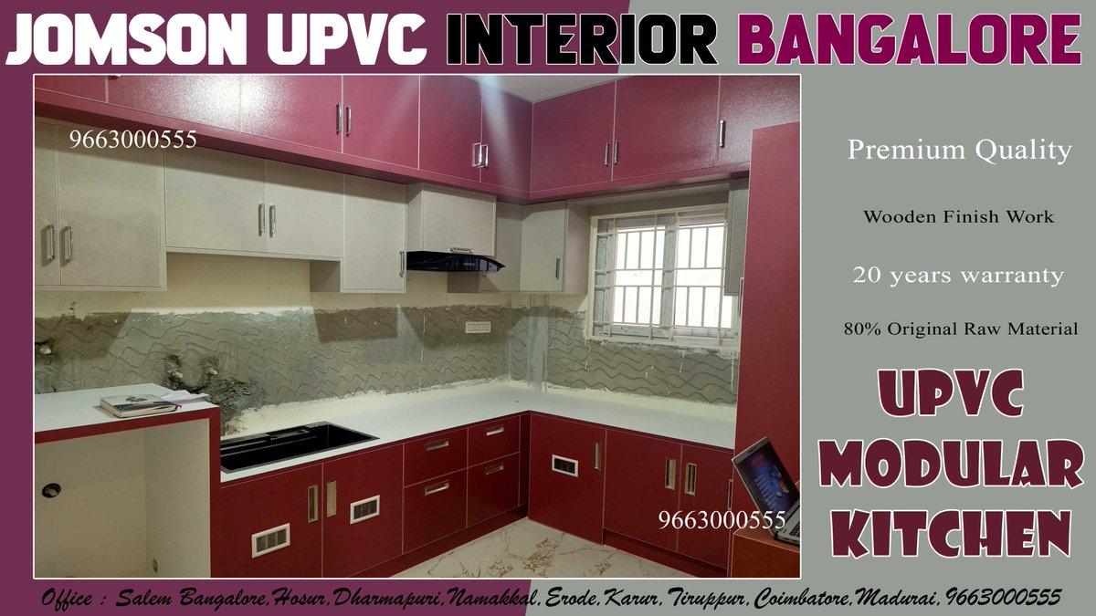 pvc_interiors's tweet image. Jomsonupvcinteriors,upvc modular kitchen,upvc kitchen cabinets,upvc modular kitchen price,upvc kitchen cabinets starting price,upvc modular kitchen colors, new color modular kitchen,modular kitchen design, #upvcmodularkitchen #upvckithencabinets #upvcmodularkitchenprice