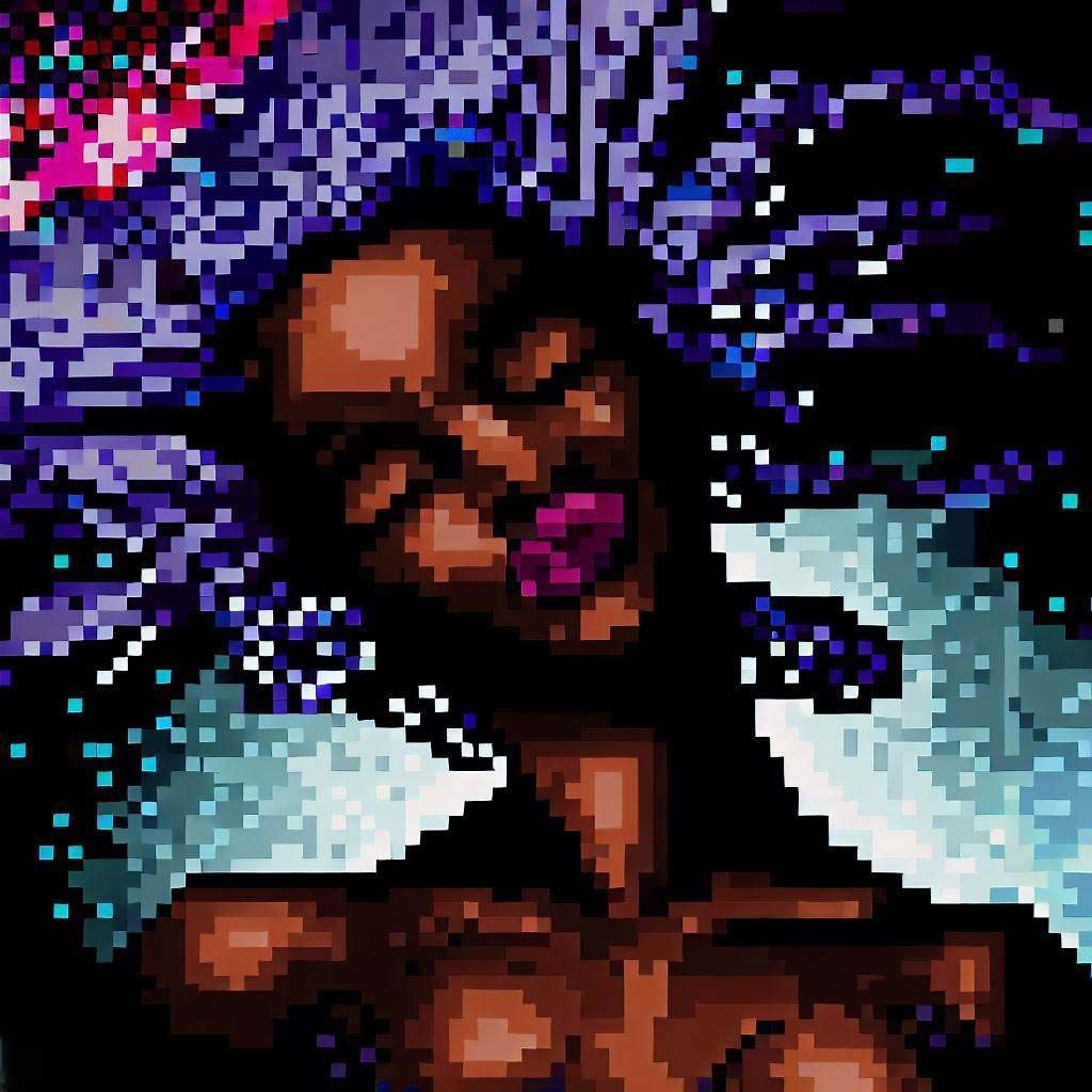 Check out this amazing pixel art!

 #blackbeauty #BeautifulLadyArt #ArtisticBeauty #FeminineGrace #PixelArt
#ElegantPortraits #LadyInArt #GorgeousCanvas #Artist 
#ChicFemininity #TimelessBeauty #GracefulArtistry #DigitalArt
#InspiringWomenArt