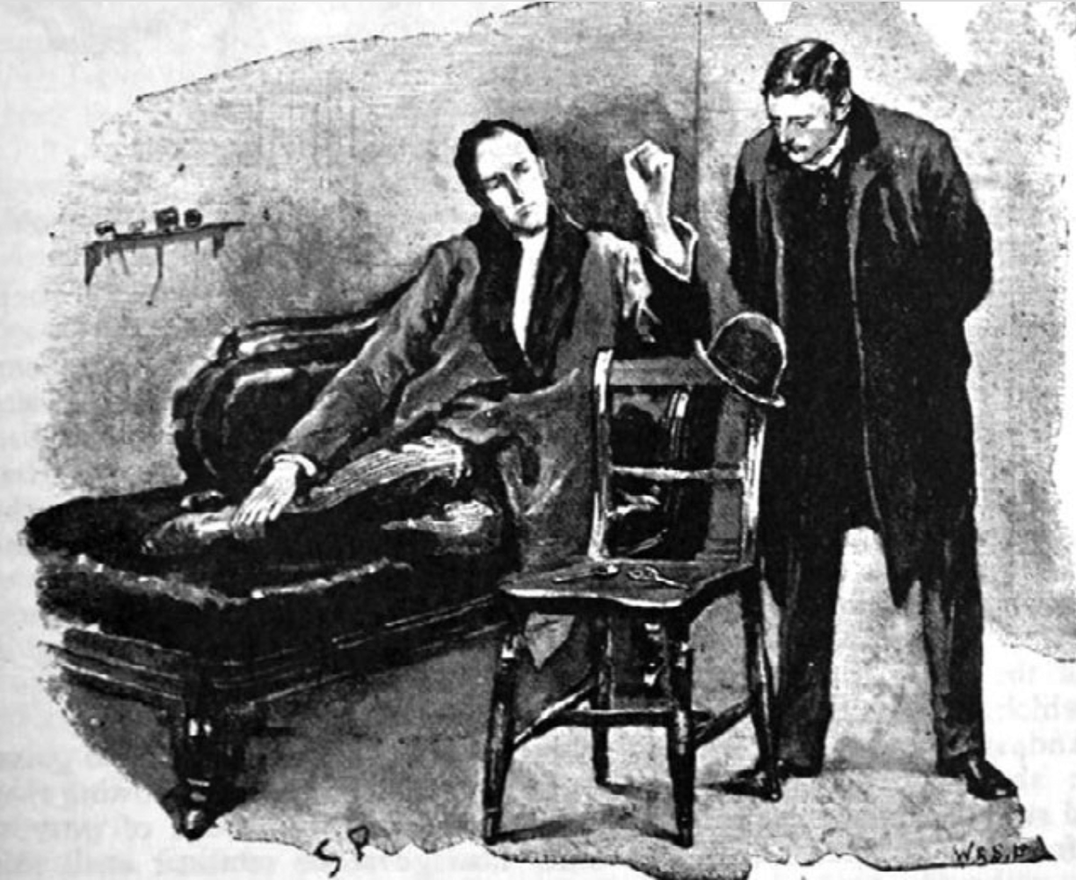 221blonde's tweet photo. How #SherlockHolmes approaches a clue:
"I beg that you will look upon it not as a battered billycock but as an intellectual problem." (BLUE) https://t.co/cTRMkYUiRO
