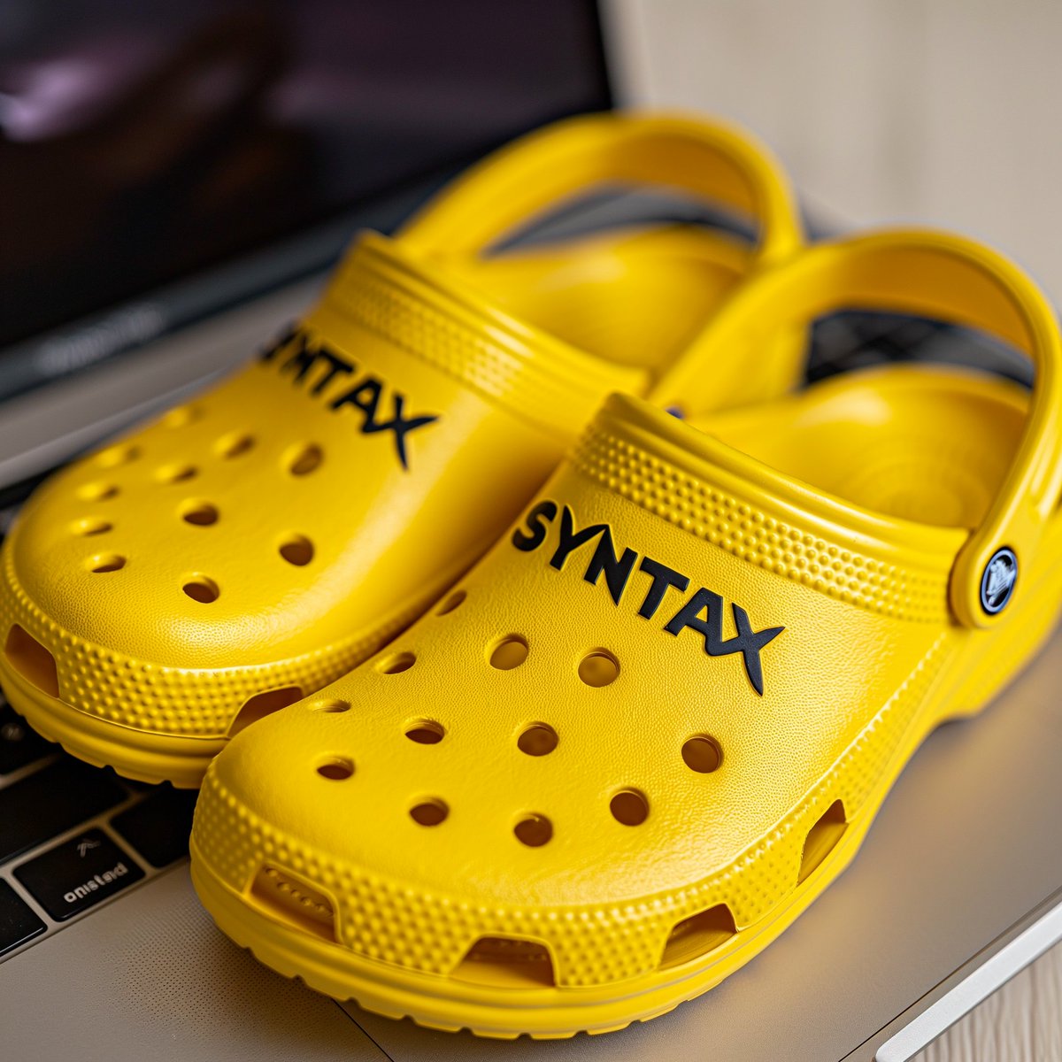 syntaxfm's tweet image. you wearing these to put the garbage out?