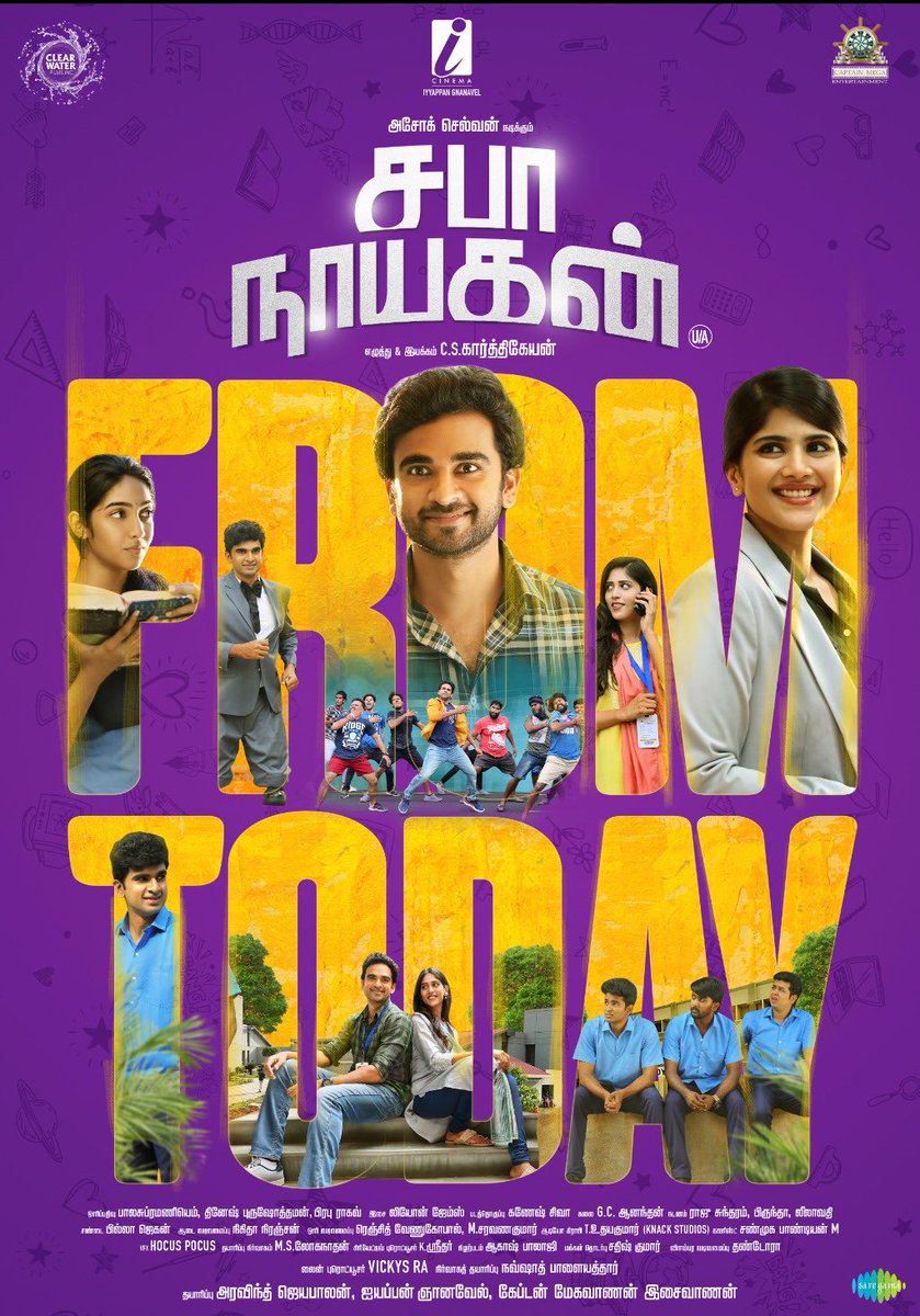 I’ve always received so much love for all the feel-good films I’ve done like #OhMyKadavule, #NithamOruVaanam, #SNSM . One more Feel-good entertainer from me for the holiday season and to end the year with, #SabaNayagan is here and releasing today. This is a movie to be enjoyed in…
