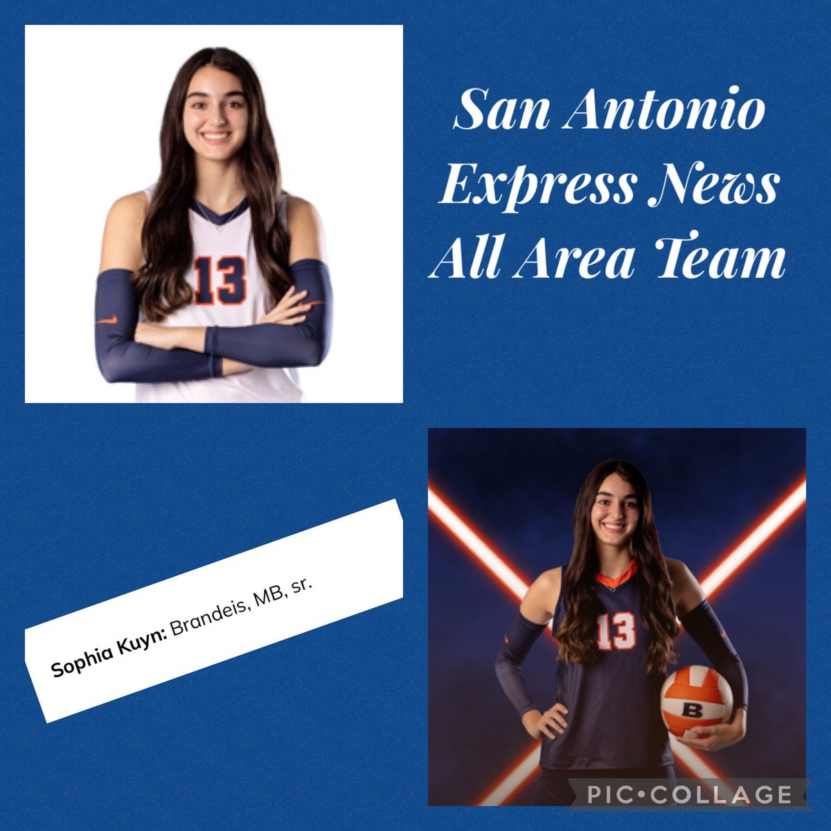🤩Congratulations to <a href="/loladavilaa/">Lola Davila</a>  &amp; <a href="/SophiaKuyn/">Sophia</a> for earning All City Honors!
Lola: SA Express News Super Team &amp; All Area!
Sophia: SA Express News All Area Team!🤩
@geriberger08 <a href="/CBruce_Sr/">C. Bruce</a> <a href="/mySA/">MySA</a> <a href="/AlamoVB/">Alamo Volleyball</a> <a href="/TexasTechVB/">Texas Tech Volleyball</a> <a href="/FordhamRams/">Fordham Athletics</a>