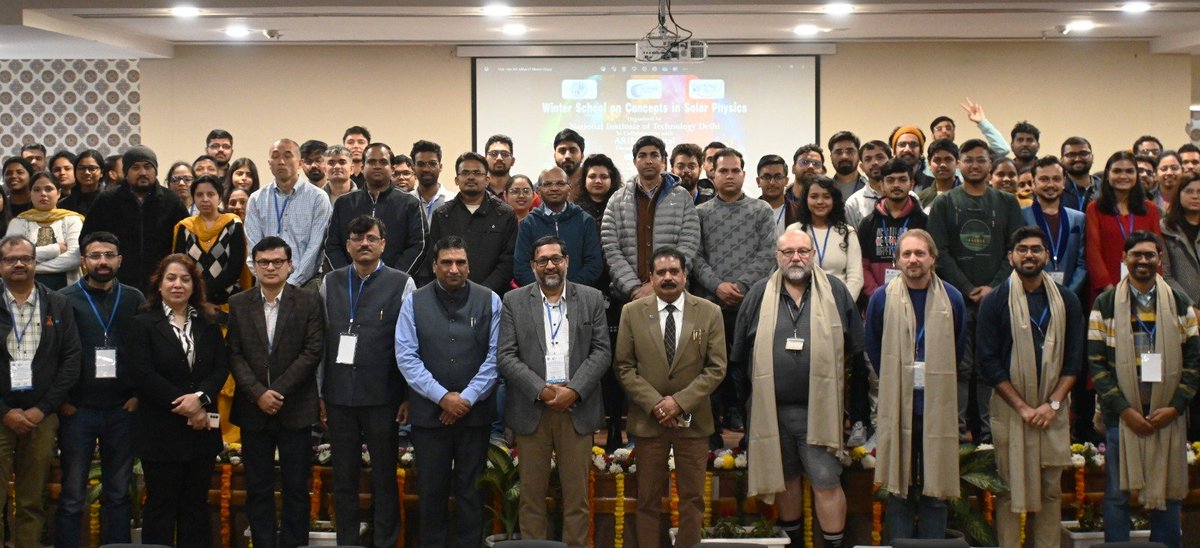 ARIES & @NITDofficial r jointly hosting Winter School on #SolarPhysics. On this occasion ARIES & @NITDofficial signed an MoU to initiate joint academic courses, exchange visits & bridge the gap between Astronomy & engineering sciences. @DrJitendraSingh @IndiaDST @karandi65