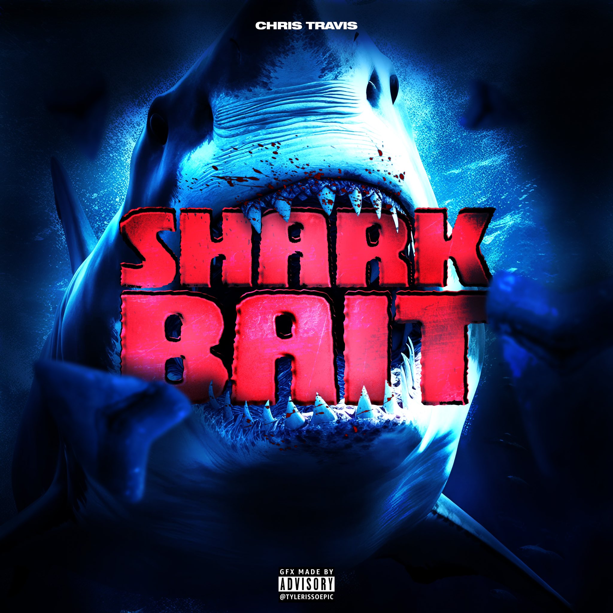 tylerissoepic on X: @KenshinTravis - 'Shark Bait' Official Cover Art  Designed By Me 🦈🪼 (2023)  / X