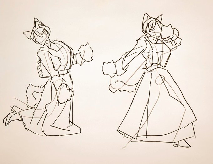 「kneeling tail」 illustration images(Latest)