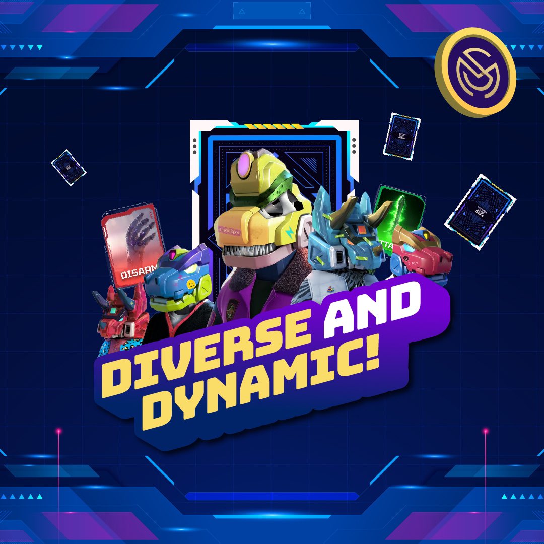 Diverse and dynamic! Meet GOGO DINO M.E. Characters like Rex, Tomo, Vicky, and Ping—each transformed uniquely in the META EXPLORERS team style. Explore the multiverse with distinct appearances and abilities. 🌌🦖 #GOGODINO #METAEXPLORERS