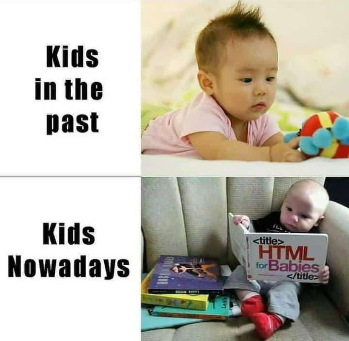 👶💻 When your baby's first words are <html> and <body> instead of mama and dada! 😂🍼 #BabyCoder #HTML  #Prodigy #tech #techtots