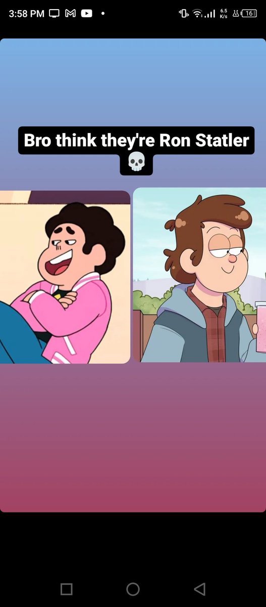 CW: Cringe alert

IDK I'm bored okay?

#StevenUniverse #GravityFalls #DipperPines #StevenQuartzUniverse #Disney #DisneyChannel #DisneyXD #WarnerBros #CartoonNetwork #CN