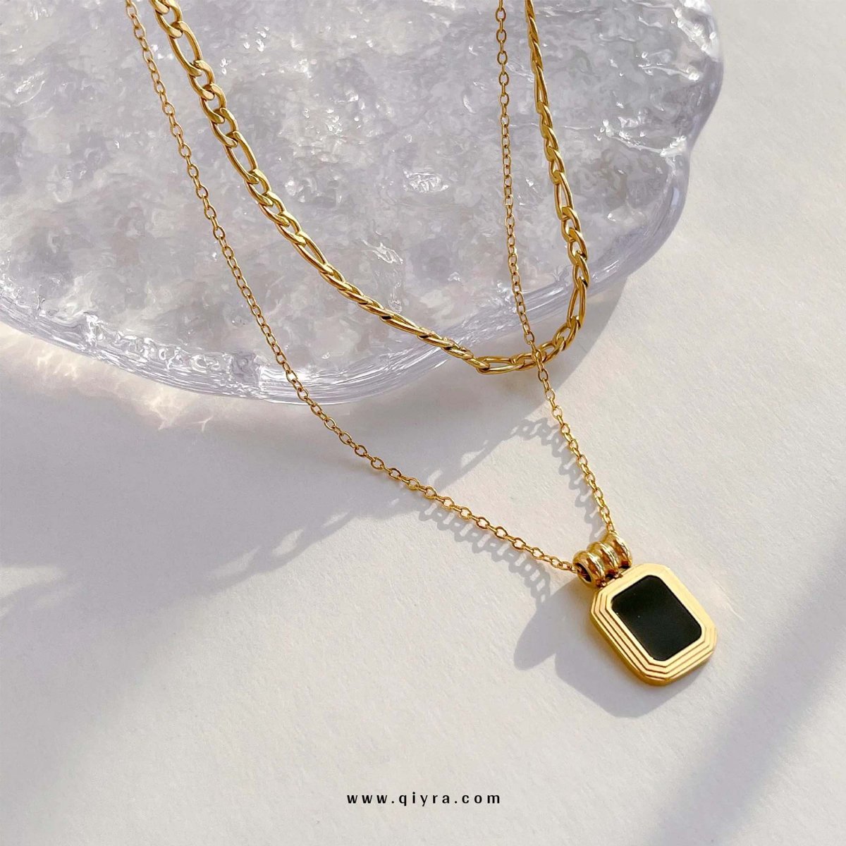 Chic and versatile! Our Square Charm Necklace for Women is a timeless piece that adds a touch of elegance to any outfit.

#quiraaccessories #fashion #waterproofjewellery #jewellerydesign #jewellery #MoonMagic #CelestialCharm #ShineBright #NecklaceLove #FashionForward #ChicStyle