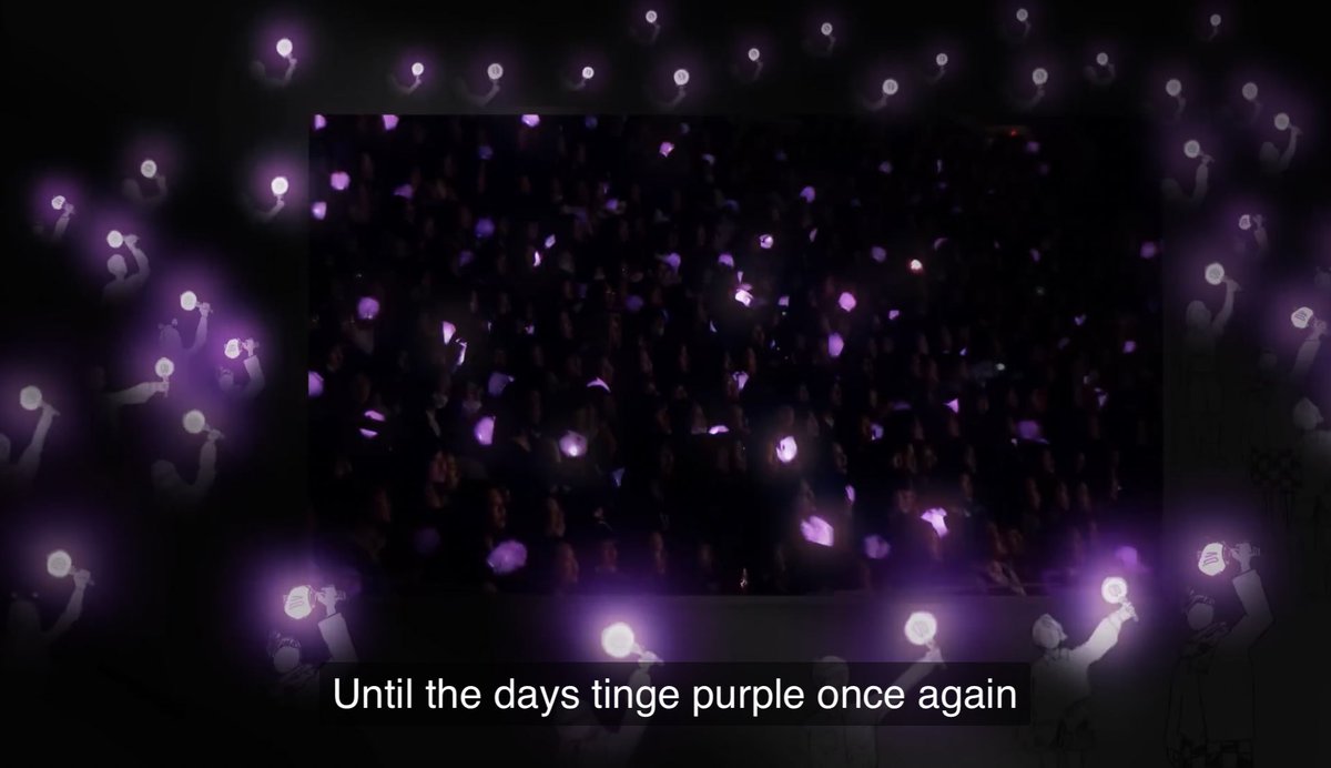 Letting go of your hand fot a moment but it’s only a small comma in our story Just call my name out loud Until the days tinge purple once again 😭😭😭😭😭😭😭😭😭😭😭😭😭
