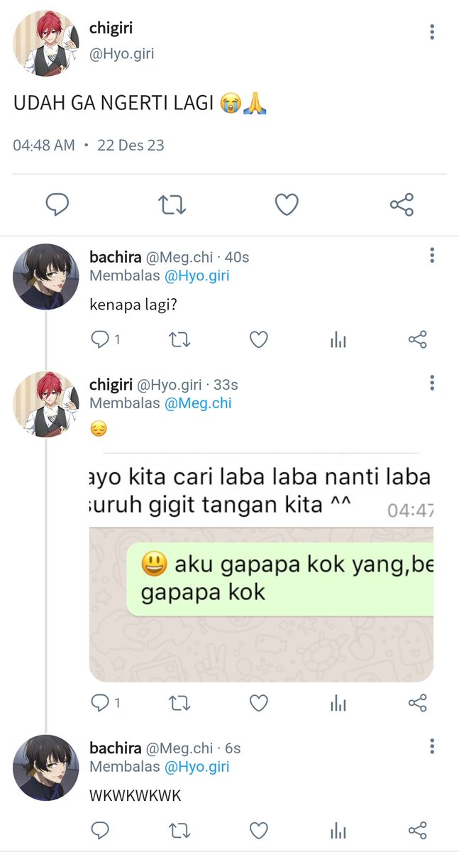 RinLuffygirlfrd's tweet photo. Pengen jadiin,tapi keknya bakal boring dah,pasti jadi gaje juga 😭🙏
#chigisagi #chis #chigs https://t.co/9cHdDNPZf7