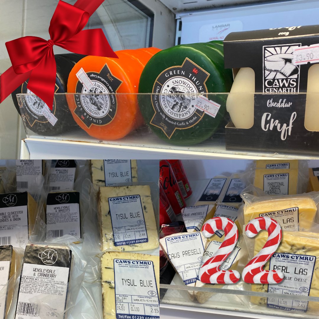 🗓 Day 22 of our very special advent calendar 🎄 🥁 WELSH CHEESE. Call Dewi or Ben on 01558 822566. #adventcalendar #christmasdinner #christmas #caws #cheese #welshcheese #cheeseandcrackers #cheeseboard #cheeseandwine