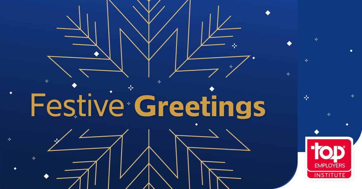 The holiday season is quickly approaching, and we want to wish everyone happy holidays from all of us at Top Employers Institute. 💫
#Forabetterworldofwork
