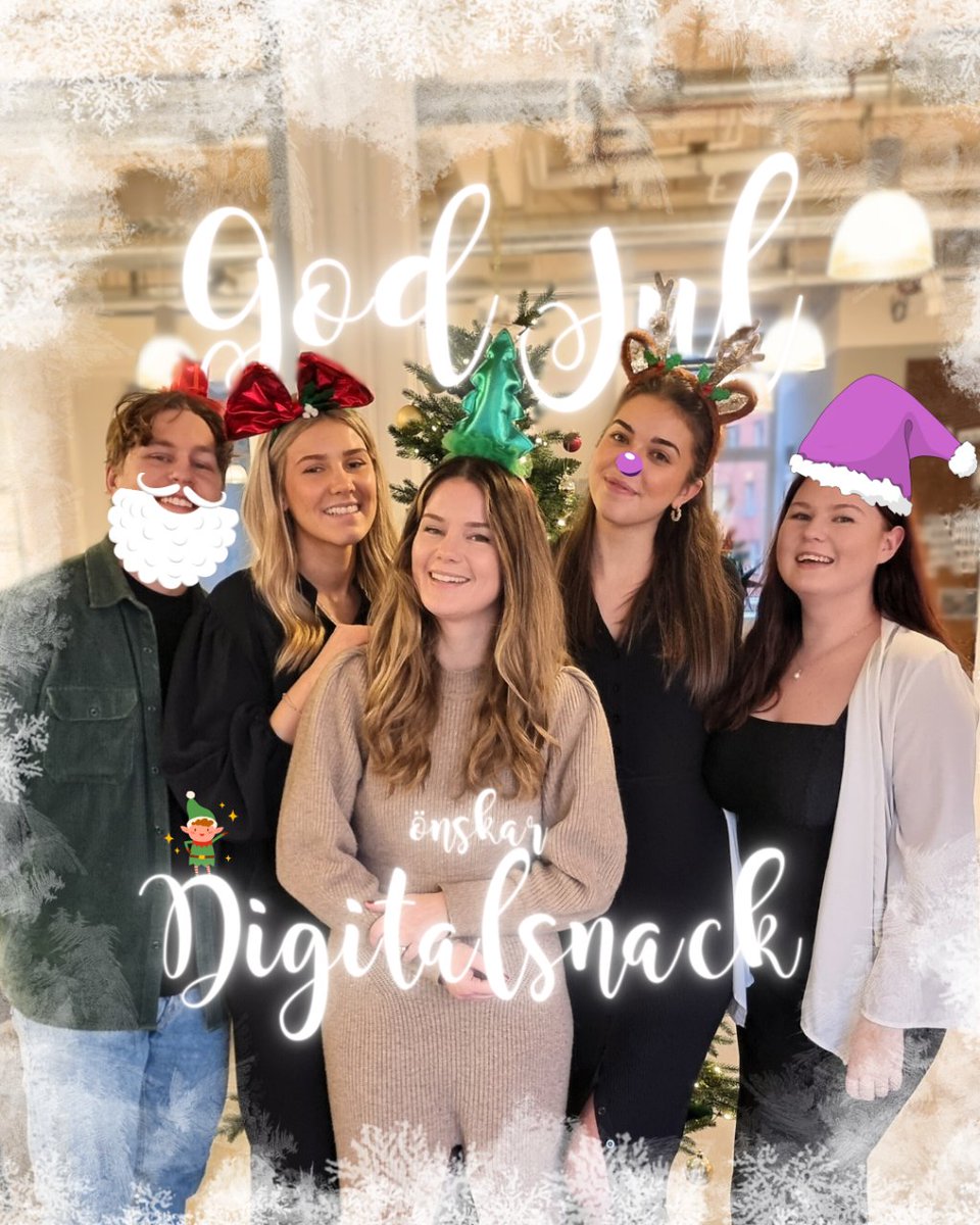 God jul och ett riktigt gott nytt år från det här juliga digi-gänget! 🎄🌟

Tack till alla er som har följt oss, deltagit på våra utbildningar och webinar, och hängt med på vår resa under 2023.  God Jul!