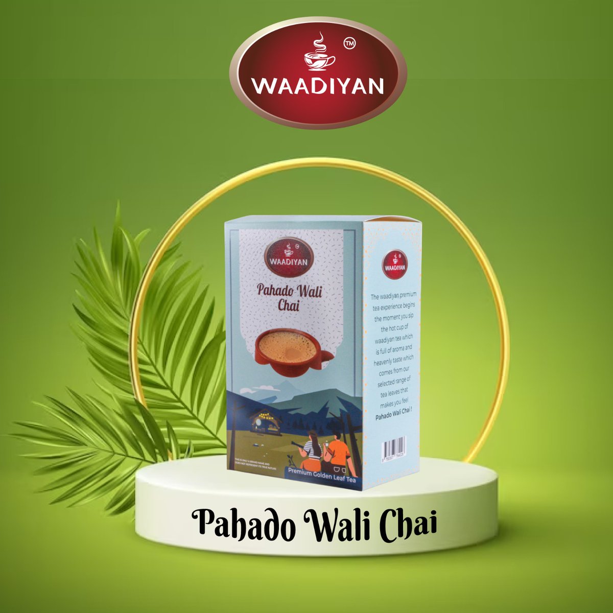 Indulge in the premium golden leaf tea experience with our Pahado Wali Chai by Waadiyan Tea. 
It's a true natural bliss.

#WaadiyanTea #ChaiSeason #WinterWarmth #SipAndSavor  #chai #chailover  #chailife #chaieverytime  #chaieveryday #tea #pahadowalichai #chailovers