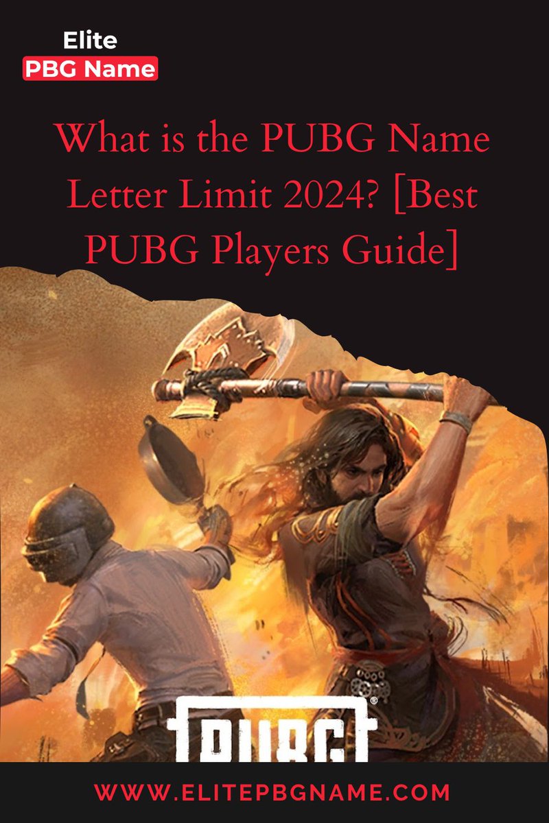 Level up your PUBG game with our in-depth guide on the 2024 name letter limit! 🎮✨ Stay on top of the gaming world and dominate the battleground. #PUBGGuide #GamingTips #PlayerUnknownsBattlegrounds #PUBGPro #NameLength #GamingCommunity #PUBGLovers #2024Guide #GamingStrategies