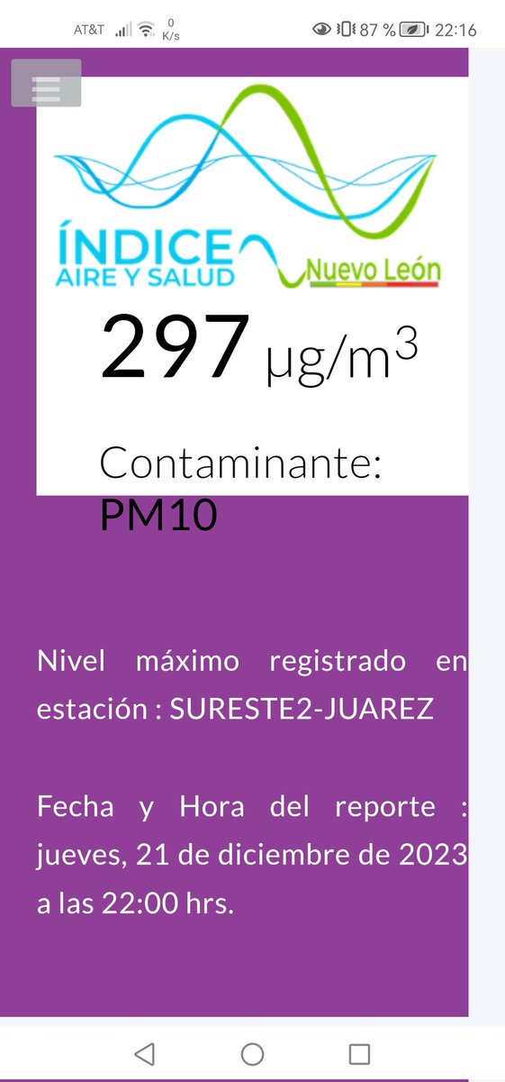 Ecocidio en <a href="/nuevoleon/">El Gobierno de Nuevo León</a>. NIVELES D CONTAMINACIÓN, 10 VECES POR ENCIMA D LA NORMA. LA SITUACIÓN  GRAVE E INSOSTENIBLE! SOS. GOBIERNO ECOCIDA. ☠️☠️
<a href="/Reforma/">REFORMA</a> RT <a href="/El_Universal_Mx/">El Universal</a> <a href="/AristeguiOnline/">Aristegui Noticias</a> <a href="/elnorte/">EL NORTE</a> <a href="/LaJornada/">La Jornada Impresa</a> <a href="/SSalud_mx/">SALUD México</a> <a href="/CongresoNL/">Congreso Nuevo León</a> <a href="/OPSOMSMexico/">OPS/OMS México</a> <a href="/unrioenelrio/">Un Río En El Río</a> <a href="/revistacodigo21/">Jesús Rubén Peña</a>