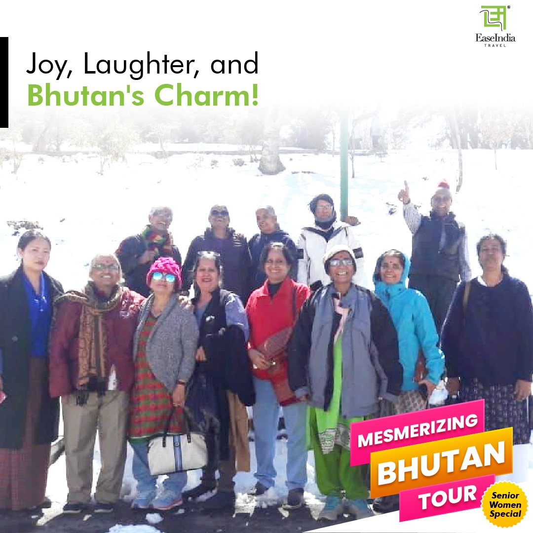 Life begins with laughter lines. Discover Bhutan! ✨

Ease India Travel
Let's Talk:
Call: +91-9371234074
Web : easeindiatravel.com

#unpacked #experiencetravel #easeindiatravel #Bhutan #SeniorTravel #WomenWhoTravel #seniorwomentravel #travel