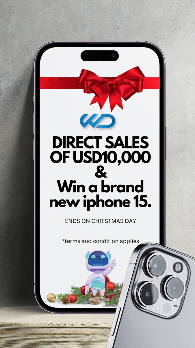 🎉 Unlock the Ultimate Rewards! Make a direct sales splash of $10K USD and dive into luxury with a brand new iPhone 15! 📱💸 Seize the opportunity, elevate your success, and let innovation be your reward. #SalesSuperstar #iPhone15Perks #SuccessUnleashed #Wavedex