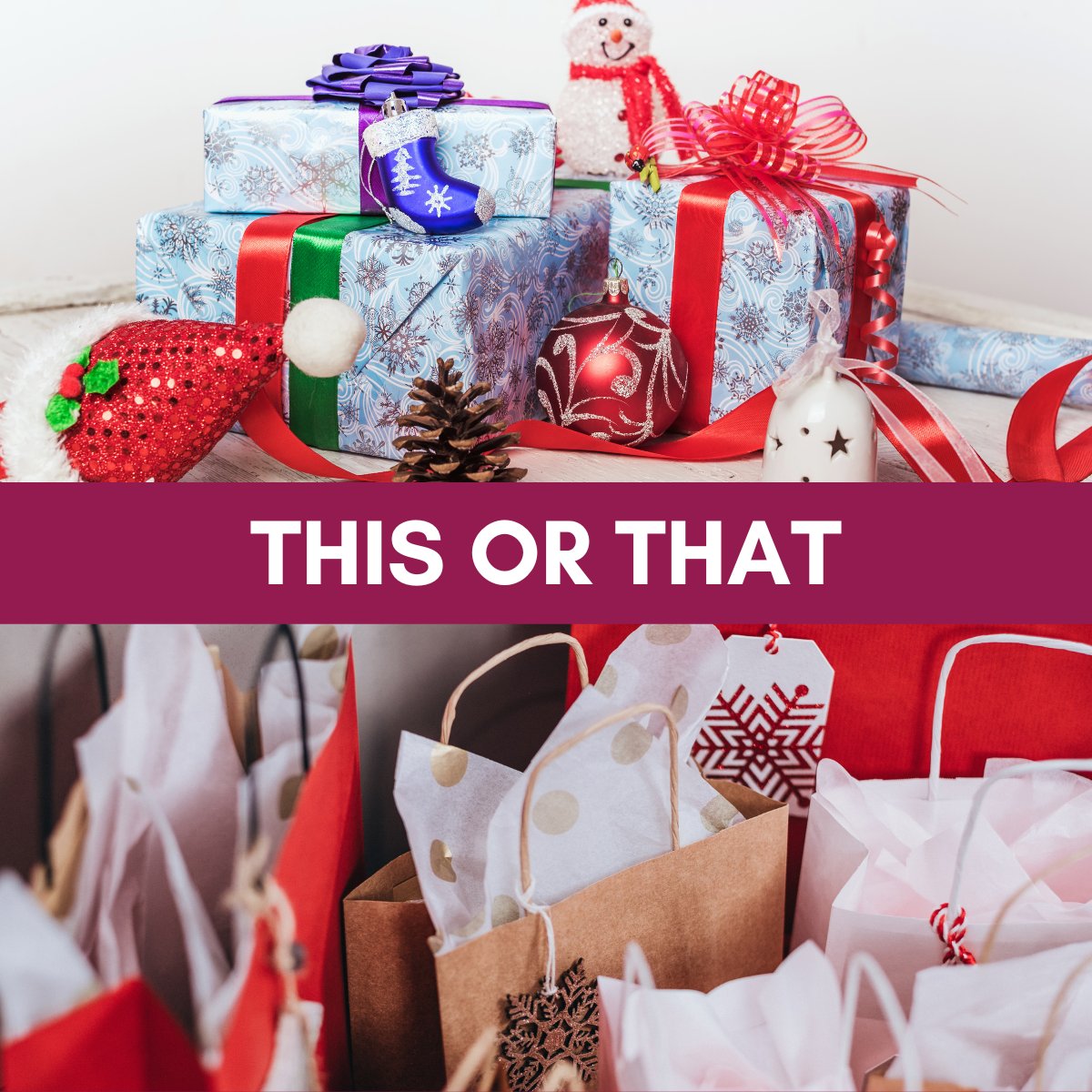 The one task we could all do without is wrapping gifts.🎄🎁🏘️
Are you team wrapping paper or gift bags❓
#christmasgifts #thisorthat #wrappingpaper #giftbags #whichdoyouprefer #underthetree #holidayprep #realtor #KathiMeyerSullivan #KMSrealtor #BHHSevolution #realestate #theDSGal