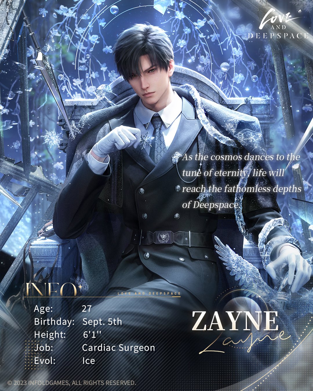 Love and Deepspace on X: “Love and Deepspace | About Zayne 