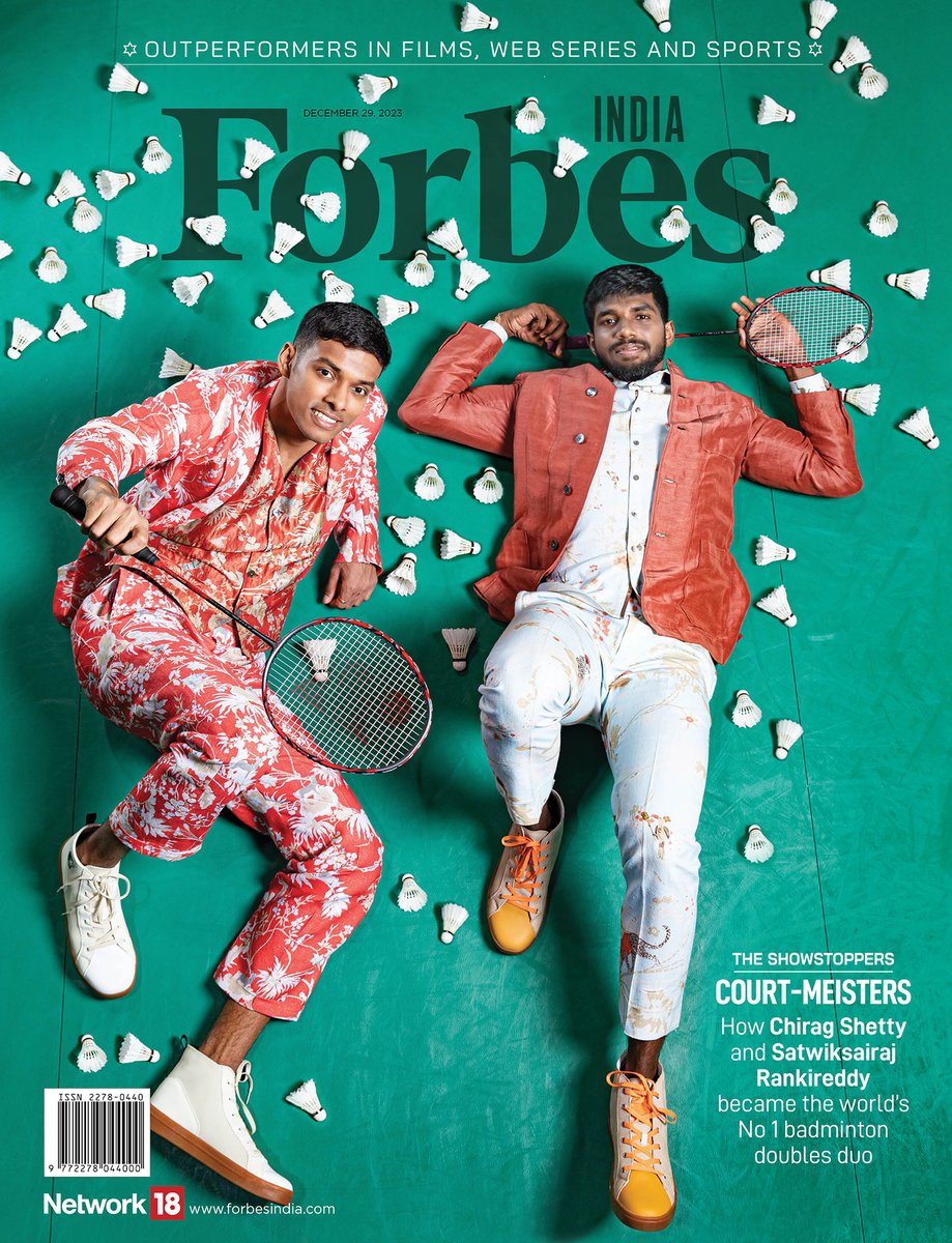 Forbes India (@forbesindia) on Twitter photo Meet the cover stars of our latest Showstoppers issue. Subscribe here to get your copy: forbesindia.com/subscription/i…
<a href="/GabbiWamiqa/">Wamiqa Gabbi</a> <a href="/upasanakonidela/">Upasana Konidela</a> <a href="/JaideepAhlawat/">Jaideep Ahlawat</a> <a href="/TripathiiPankaj/">पंकज त्रिपाठी</a> <a href="/Shettychirag04/">Chirag Shetty</a> <a href="/satwiksairaj/">Satwik SaiRaj Rankireddy</a> #RamCharan𓃵 #WamiqaGabbi #PankajTripathi Meet the cover stars of our latest Showstoppers issue. Subscribe here to get your copy: forbesindia.com/subscription/i…
<a href="/GabbiWamiqa/">Wamiqa Gabbi</a> <a href="/upasanakonidela/">Upasana Konidela</a> <a href="/JaideepAhlawat/">Jaideep Ahlawat</a> <a href="/TripathiiPankaj/">पंकज त्रिपाठी</a> <a href="/Shettychirag04/">Chirag Shetty</a> <a href="/satwiksairaj/">Satwik SaiRaj Rankireddy</a> #RamCharan𓃵 #WamiqaGabbi #PankajTripathi