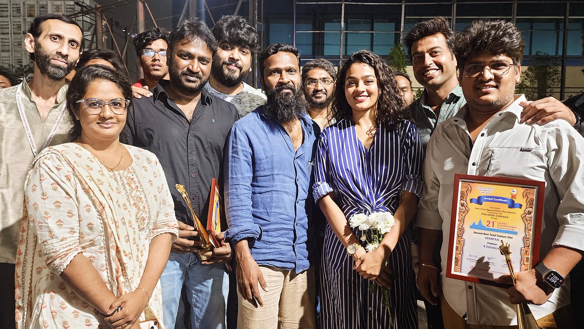 Rinku Gupta (@rinkugupta2012) on Twitter photo #Udanpaal just bagged #BestFilm at the 21st Chennai International Film Festival! 🎬
A hilarious rollercoaster ride of an adventure that's
<a href="/dirkarthikoffl/">Karthik Seenivasan</a>
Produced by @Dcompanyoffl
@Duraikv
#Chennaiinternationalfilmfestival
#Ciff
<a href="/linga_offl/">linga_offl</a> #Charle #Udanpaal just bagged #BestFilm at the 21st Chennai International Film Festival! 🎬
A hilarious rollercoaster ride of an adventure that's
<a href="/dirkarthikoffl/">Karthik Seenivasan</a>
Produced by @Dcompanyoffl
@Duraikv
#Chennaiinternationalfilmfestival
#Ciff
<a href="/linga_offl/">linga_offl</a> #Charle