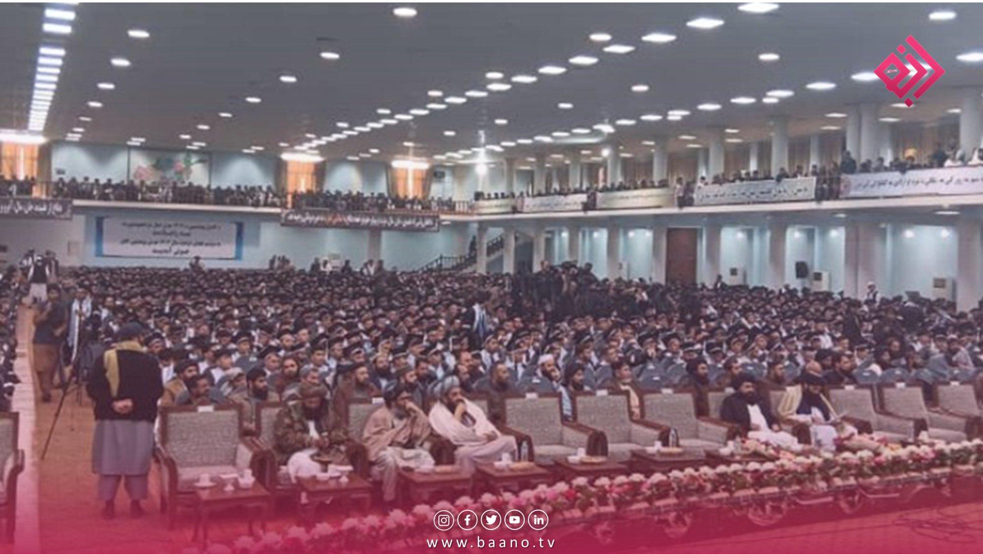 جشن فارغ التحصیلی دانشجویان پسر دانشگاه کابل با محرومیت دختران از تحصیلات عالی