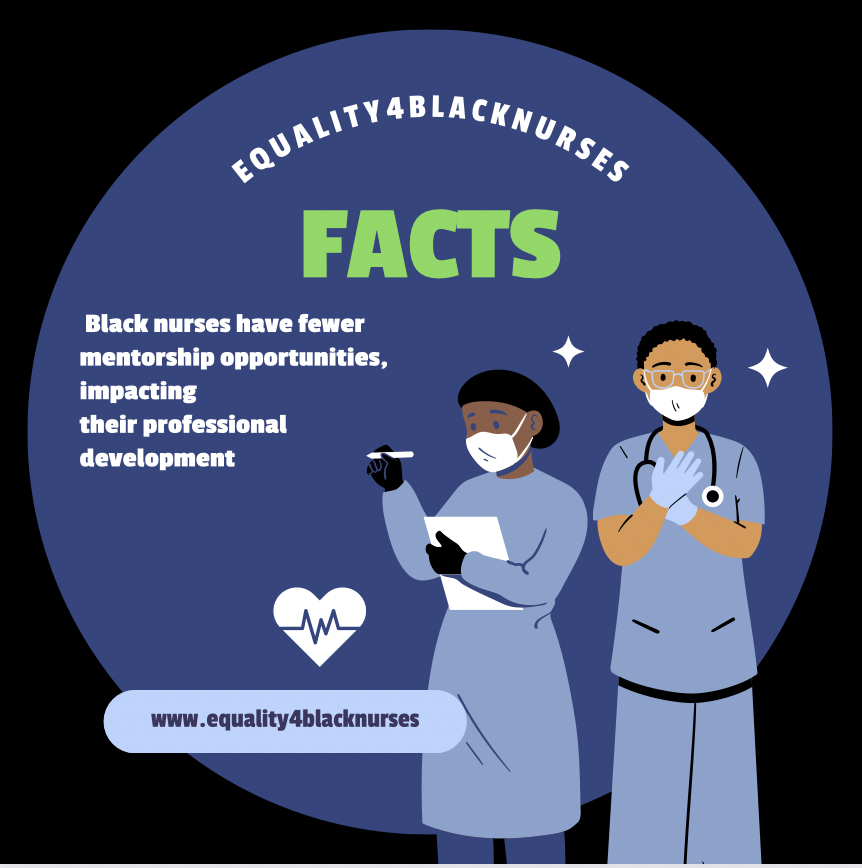 Black nurses face a glaring disparity. It's disheartening to see gaps persist. We can't be what we can't see. Let's amplify #Equality4BlackNurses It's time to step up, bridge the divide, and ensure every nurse is supported . #HealthcareEquality #NurseEmpowerment #BreakingBarriers