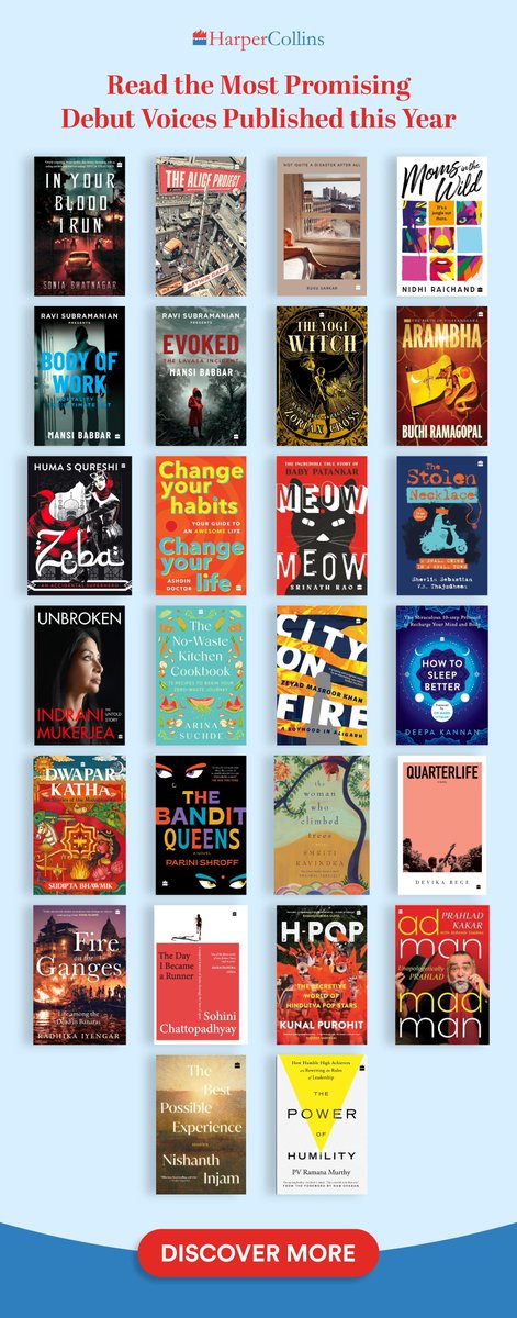 Very happy to be on this list. Third row. Thank you @HarperCollinsIN @LabyrinthAgency