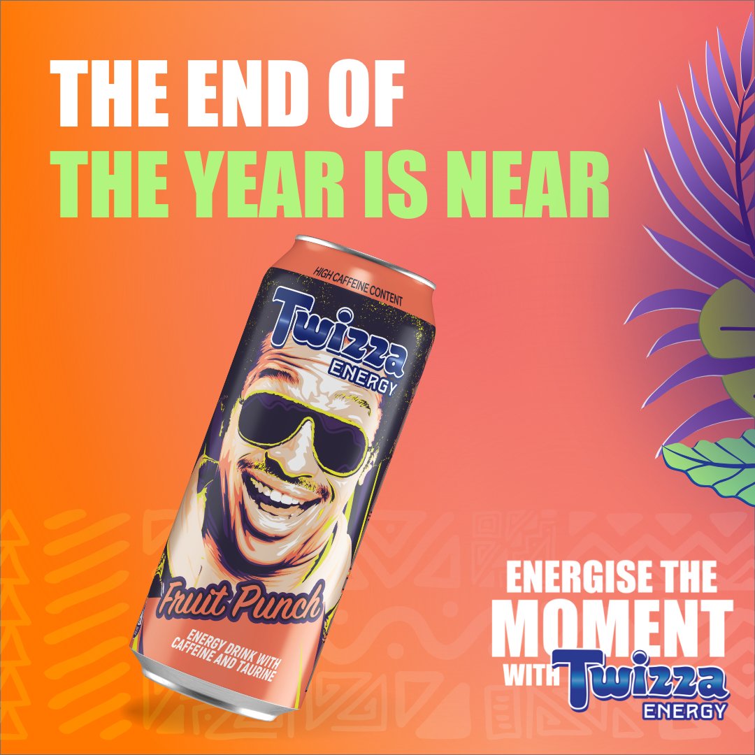 🌟 Why settle for an ordinary celebration when you can make it punchy with Twizza energy? 🌟 Grab a can and keep the countdown going strong! 💪⏳

#EnergiseTheMoment