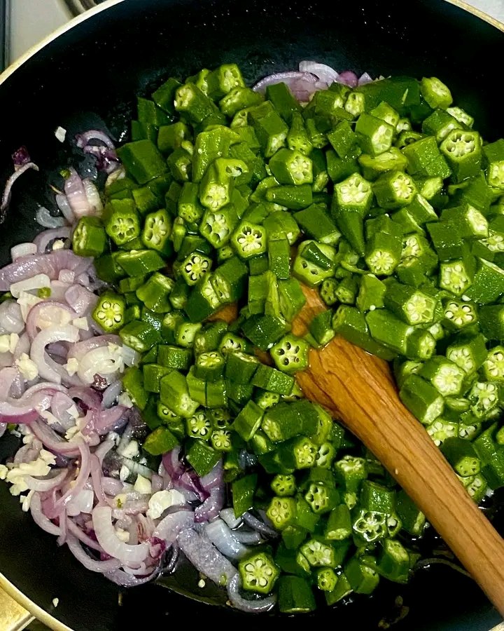 -Okra is folate rich ,a nutrient that enriches red blood vessels, protects the heart ,and lowers the risk of birth defects in babies. ~Okra,also known as bhindi and Lady's fingers ,is a flowering plant that belongs to the mallow family,It has unique ,slightly peppery taste…