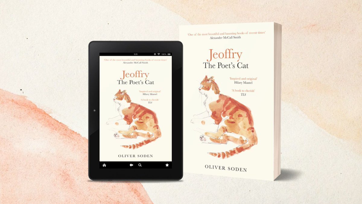 ‘Inspired and original’ - Hilary Mantel 'Jeoffry: The Poet's Cat' is on sale now via @AmazonKindle 📘 ✨ Check it out here: amzn.to/3N3BKeN @OSoden #catsoftwitter #kindlesale