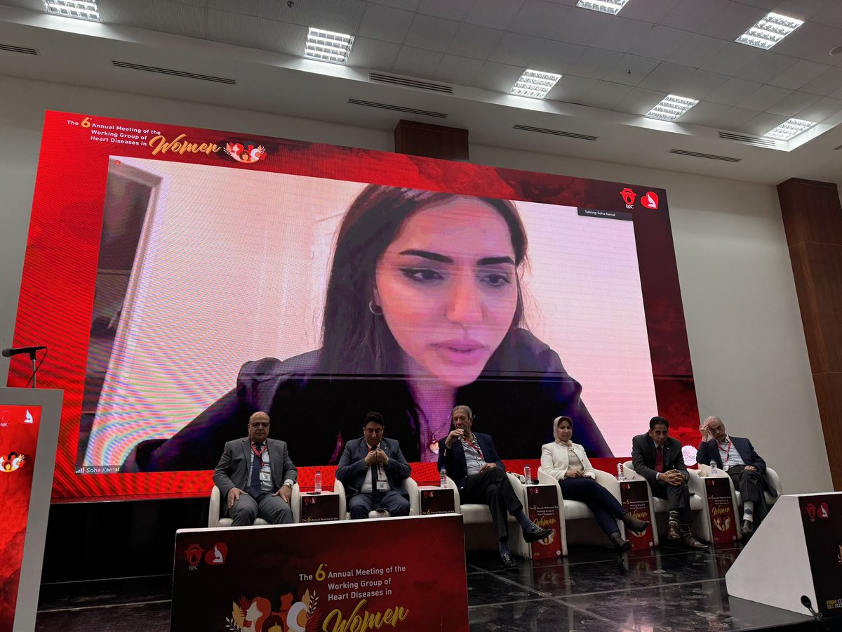 Big Sista is watching ya… the amazing Soha Heikal MD on differences between men and women in CV imaging, Dr Heikal is recovering from horrendous fractures after a hit and run accident, as a Superwoman she insisted on presenting despite being unable to physically attend.