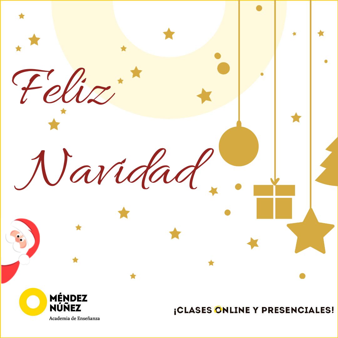 Desde Academia Méndez Núñez os deseamos unas felices fiestas 🎉🎄