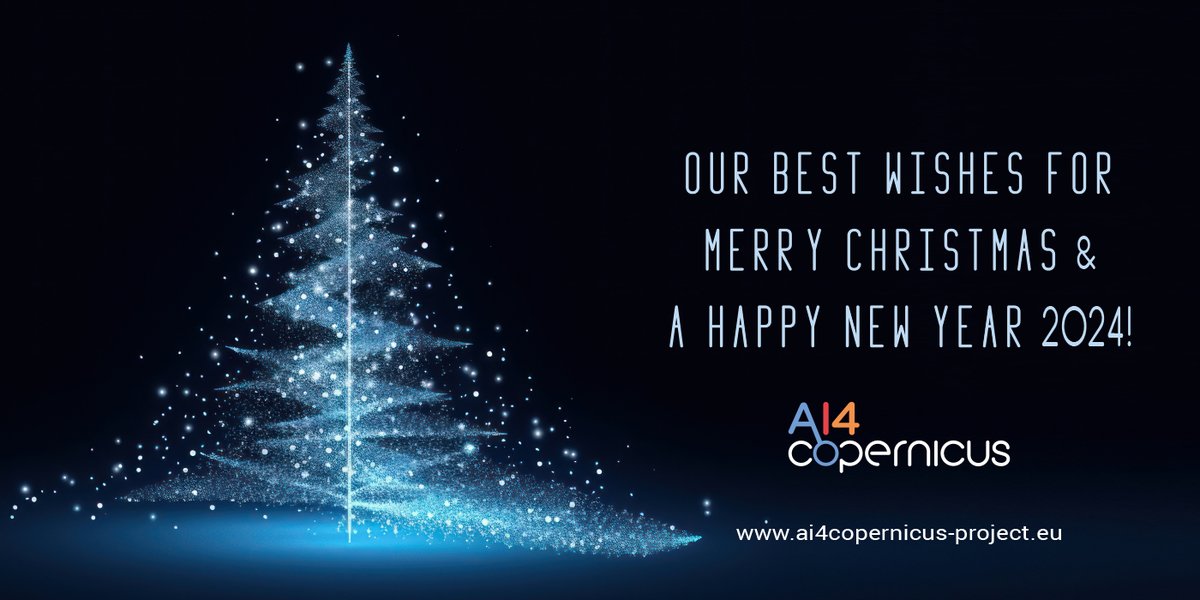 AΙ4Copernicus (@ai4copernicus) on Twitter photo 🎅🎄 Happy Ηolidays from the partners of the <a href="/AI4Copernicus/">AΙ4Copernicus</a> project!
Our warmest wishes for✨ Merry Christmas 🌲 and a Joyful and Happy New Year 2024! 🎇🎊🥂
ai4copernicus-project.eu 🎅🎄 Happy Ηolidays from the partners of the <a href="/AI4Copernicus/">AΙ4Copernicus</a> project!
Our warmest wishes for✨ Merry Christmas 🌲 and a Joyful and Happy New Year 2024! 🎇🎊🥂
ai4copernicus-project.eu