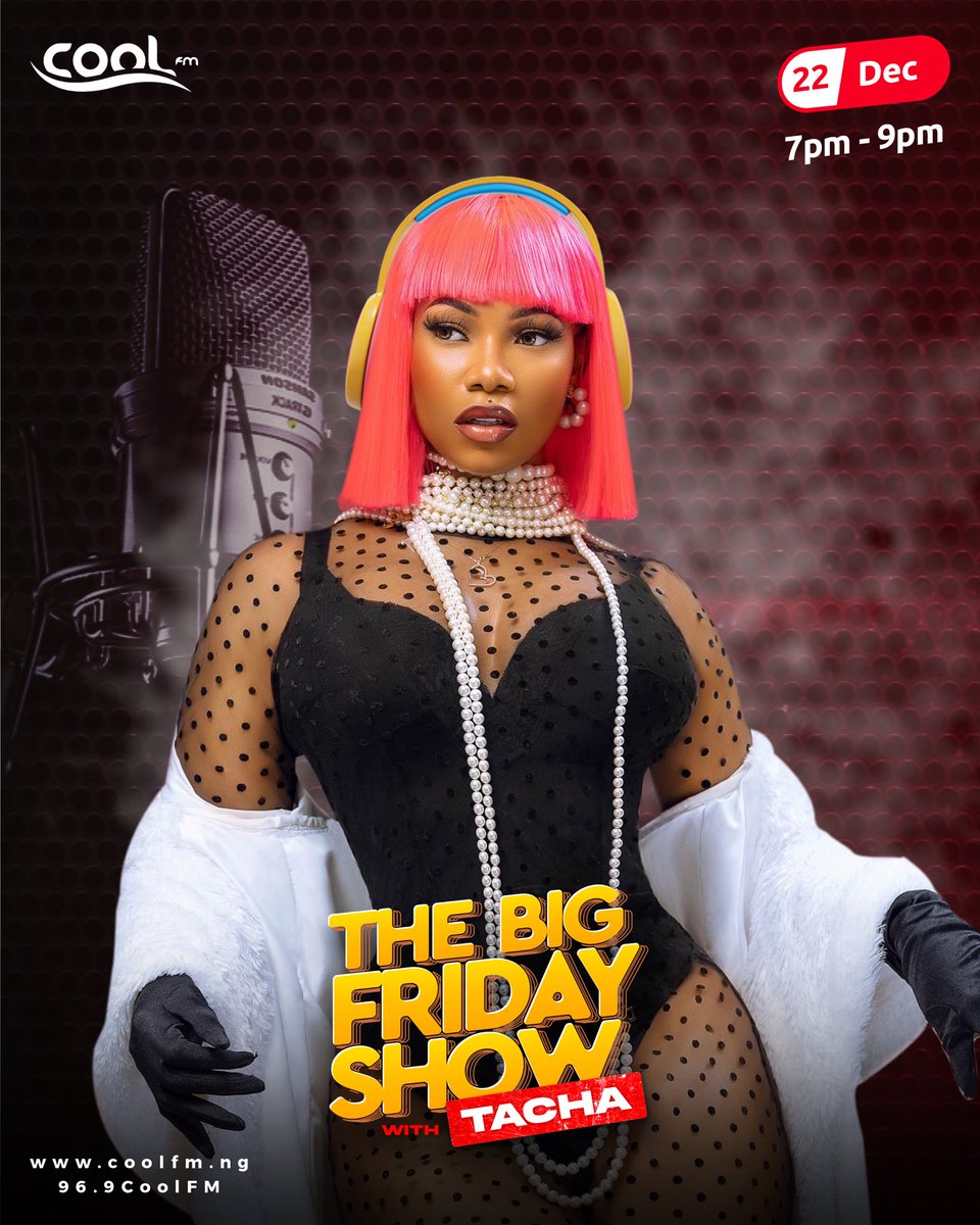 Get ready guys! It’s a date with Queen Tee! Catch @symply_tacha on the big Friday Show this Friday 7-9 pm on your number #1 hit music station. You don’t wanna miss out on your fave ! #coolfm969 #thenewcool #tacha #titans