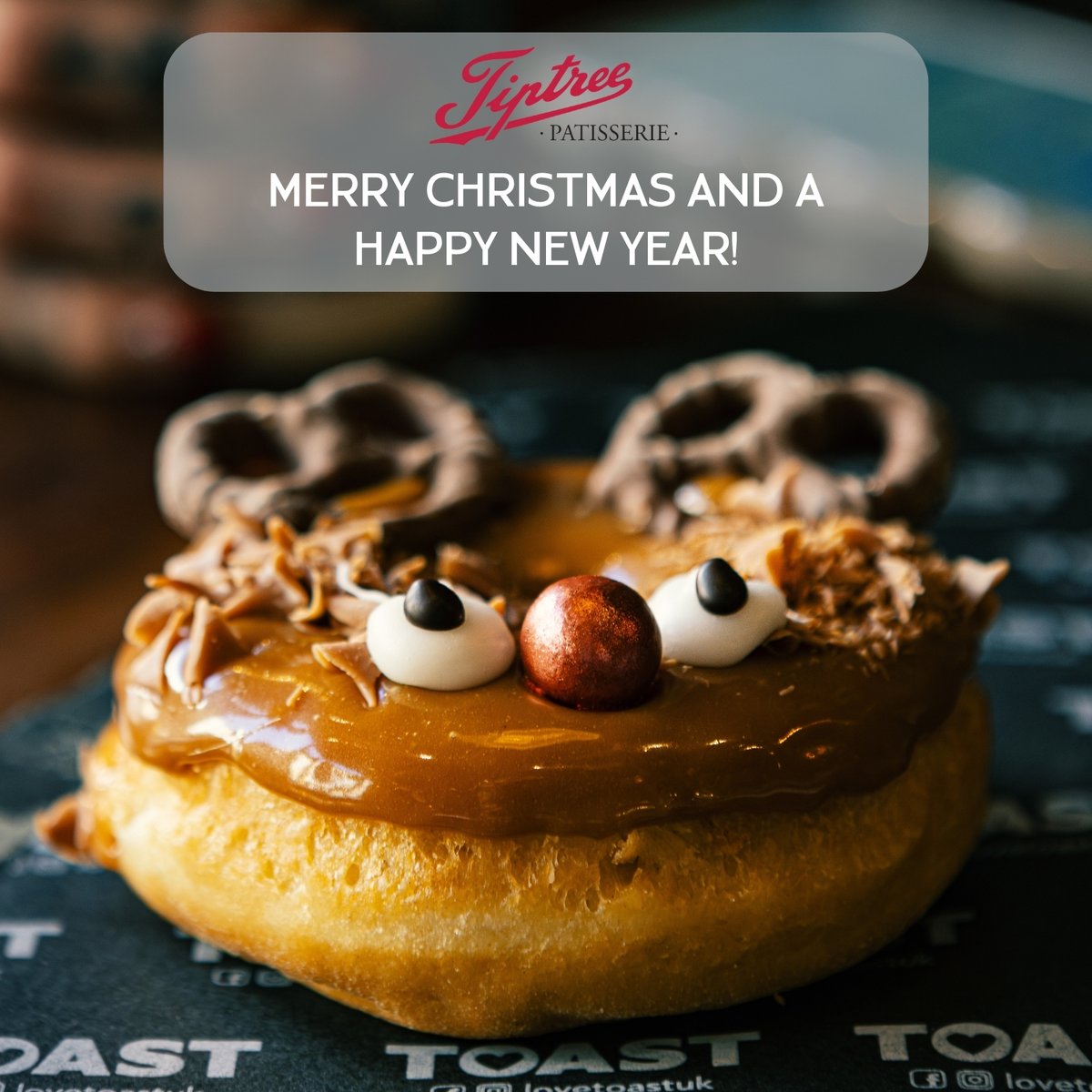 Our office is now closed for Christmas! We would like to wish all of our customers, a Happy Christmas and a wonderful New Year! We look forward to working with you all in 2024! Big thank you to TOAST for this wonderful image of our Reindeer Doughnut!