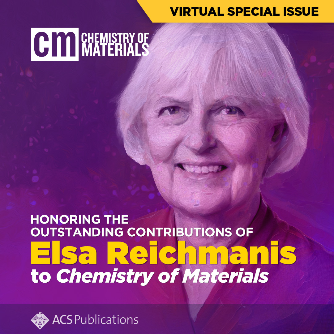 We're excited to bring you a brand new Virtual Special Issue celebrating the outstanding career of Elsa Reichmanis. @ReichmanisGroup. Read it here 🔗go.acs.org/7qT